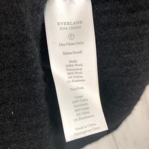 everlane Black The Italian Wool Turtleneck Sweater - Picture 6 of 7